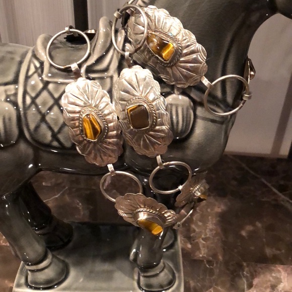 Tiger Eye Silver Belt